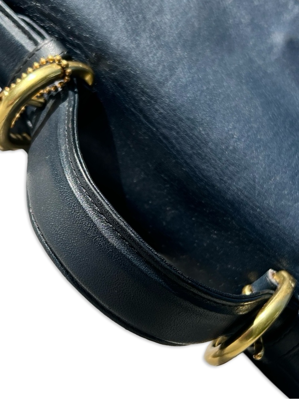 1996 COACH Navy Soho Handle Bag Style No. 4158 made in USA - Picture 6 of 13